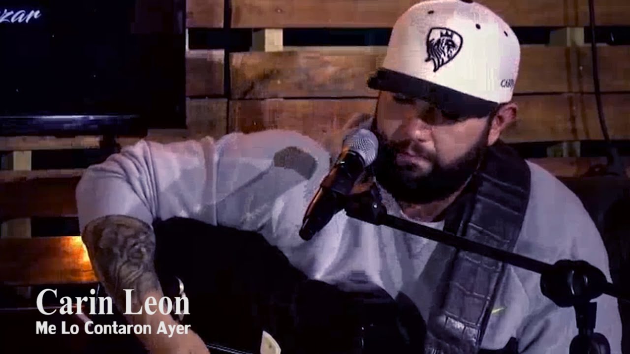 Carin Leon - Me Lo Contaron Ayer (Live Acustico) | Los Rieleros Del Norte Cover