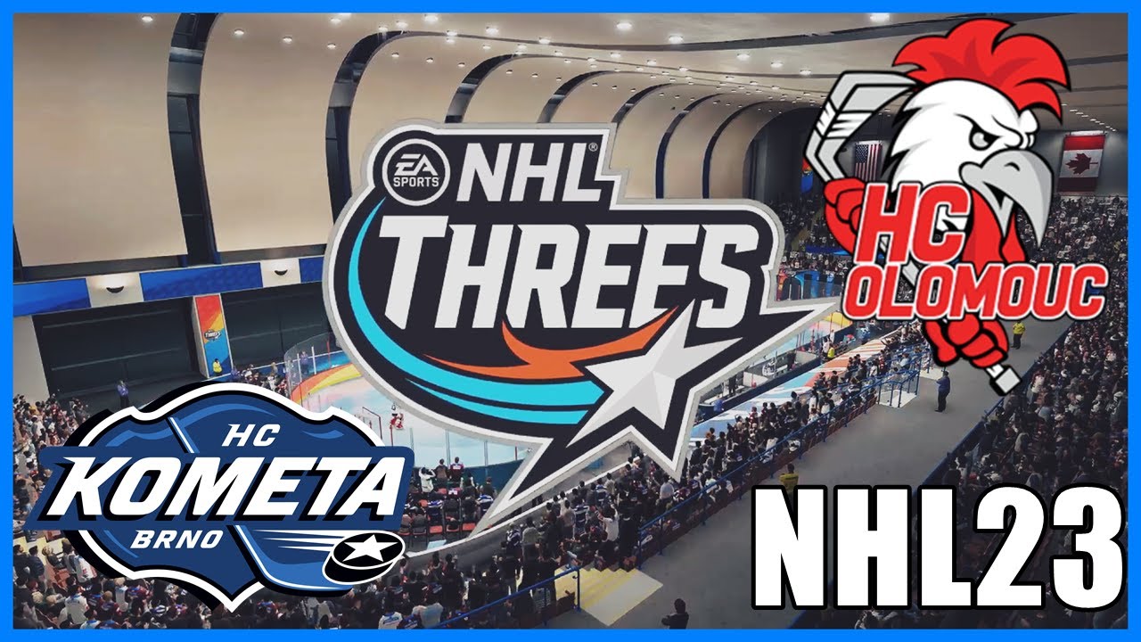 HC KOMETA BRNO VS HC OLOMOUC |NHL THREES|NHL23|PS5