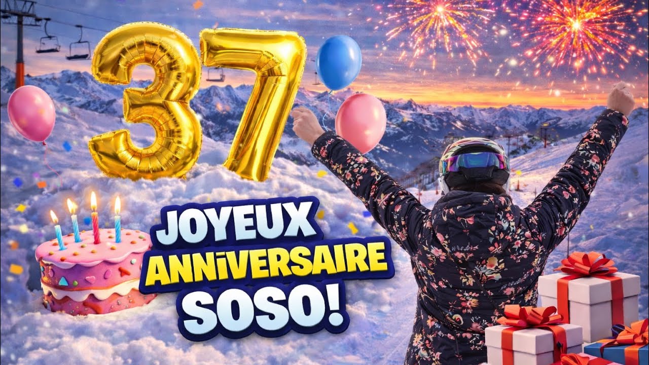 ELLE NE S’ATTENDAIT PAS À CA 🍾🥳 37 ans ça se fête !!! 