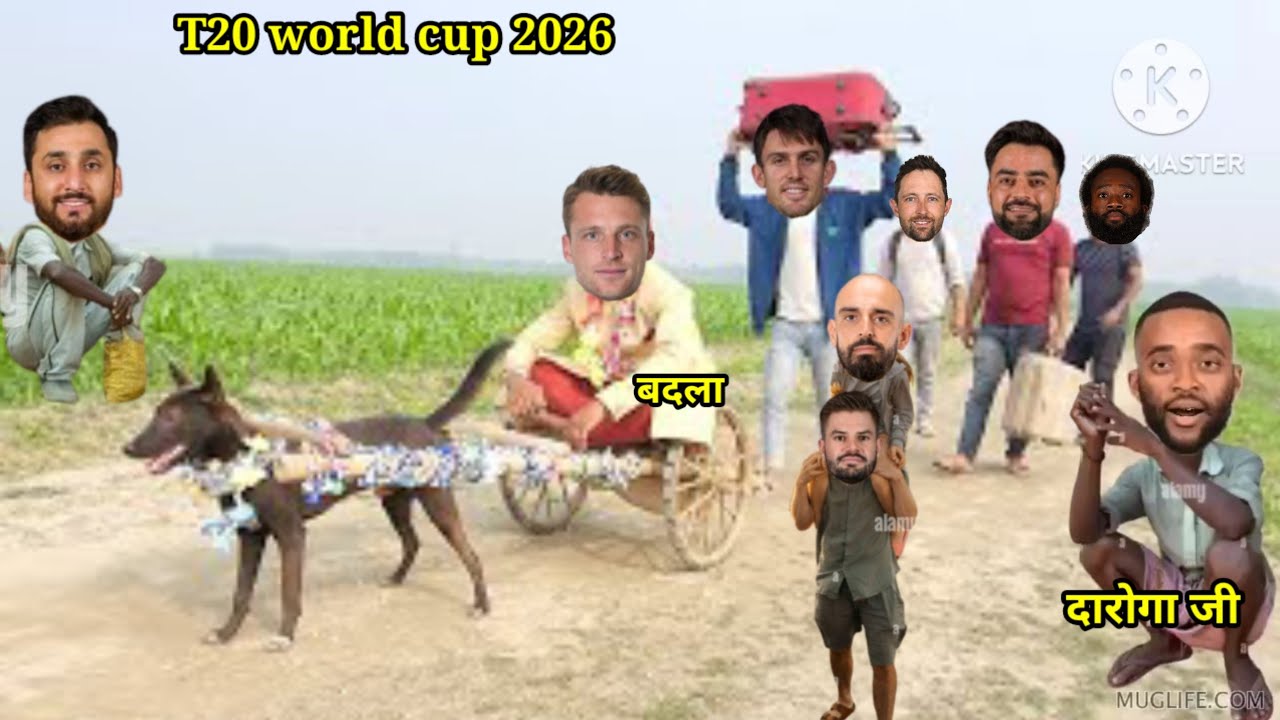 World cup 2026।क्रिकेट कॉमेडियन वीडियो। टेम्बा दारोगा जी, बटलर, सलमान अघा।