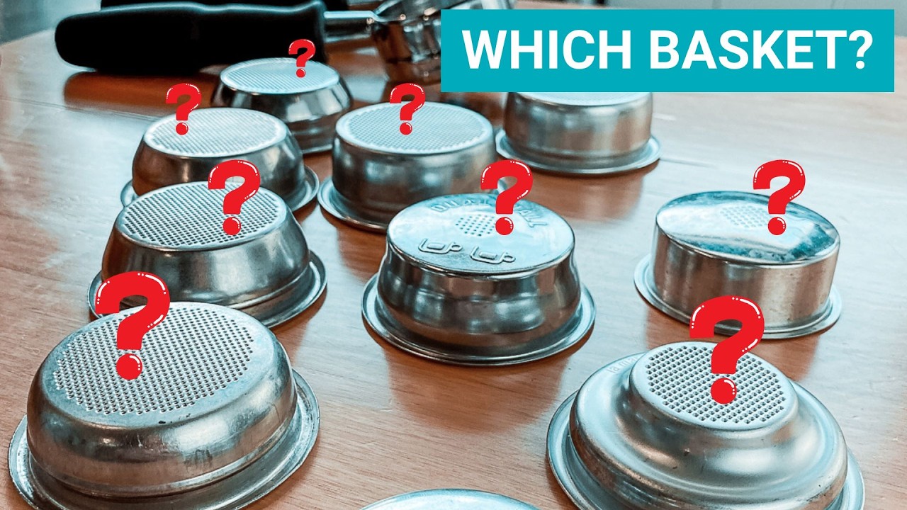 In your ESPRESSO MACHINE which PORTAFILTER BASKET should you use?