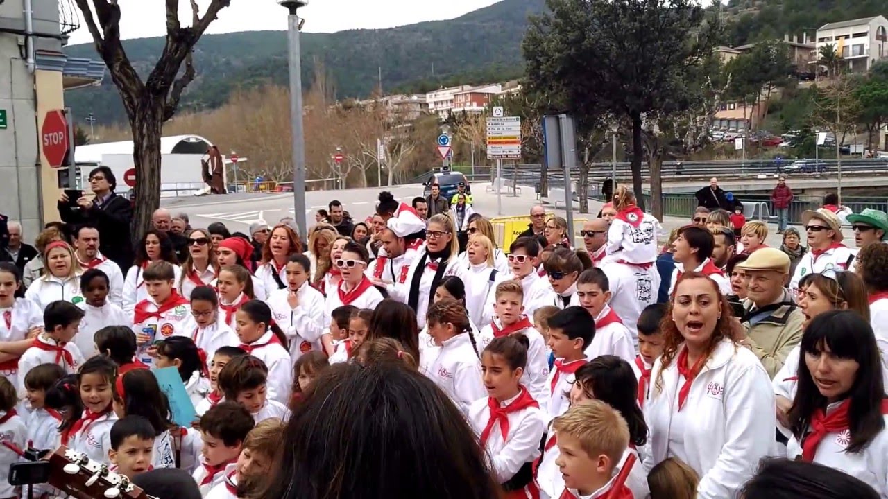 Caramelles a Súria. Infantil de l'Agrupació Sardanista