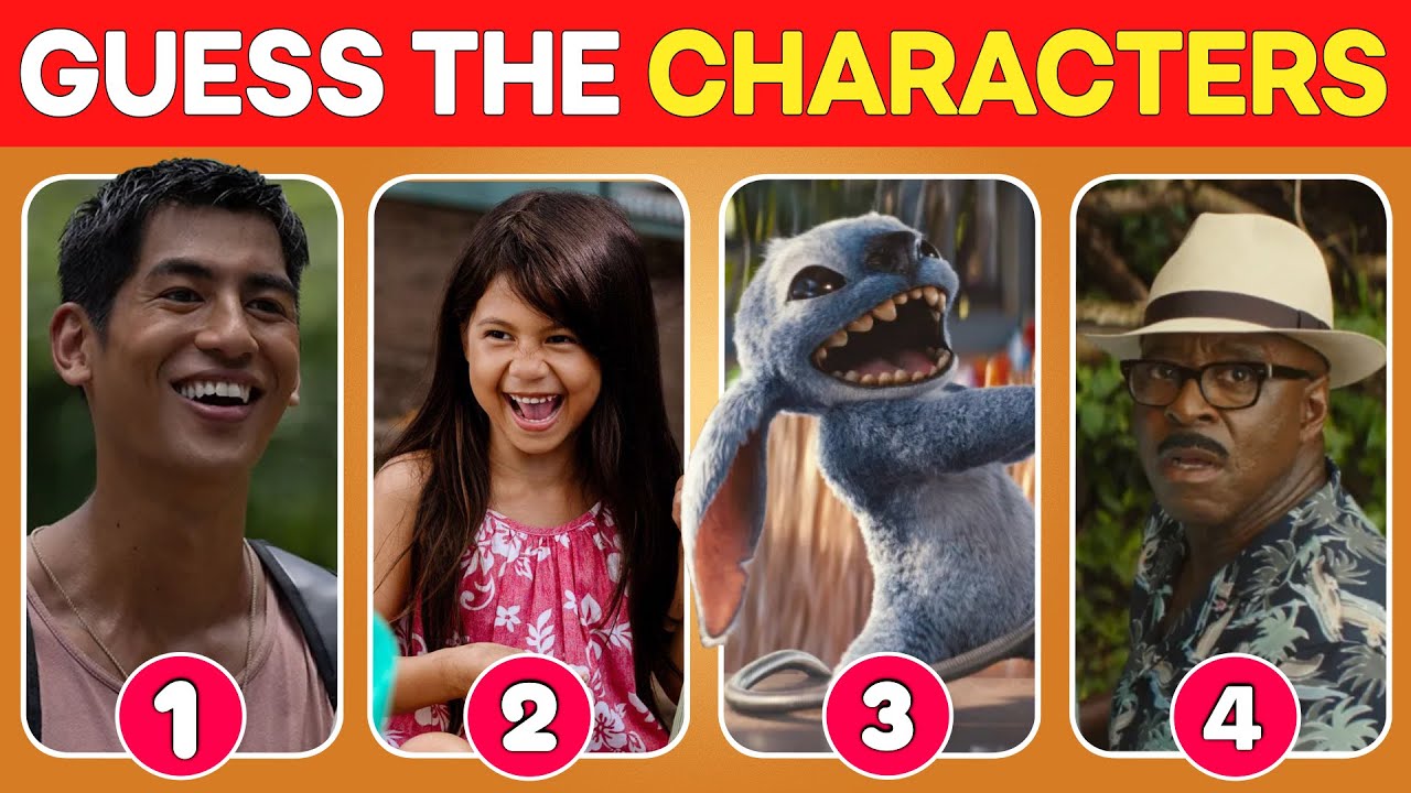 🐨💙 Guess Lilo & Stitch Characters by Their Voice🔥2025 Lilo & Stitch Movie Quiz!