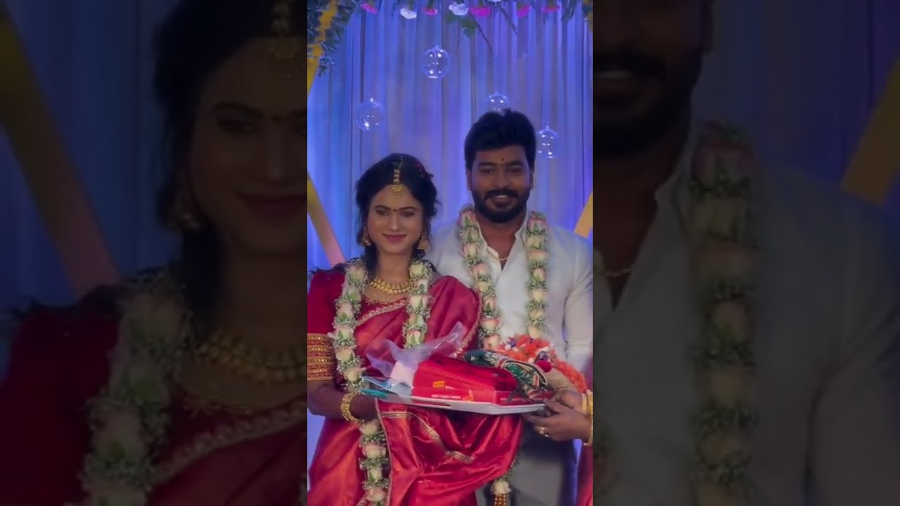 Navin💘 kanmani engagement video #shorts #navin #idayathaithirudathe