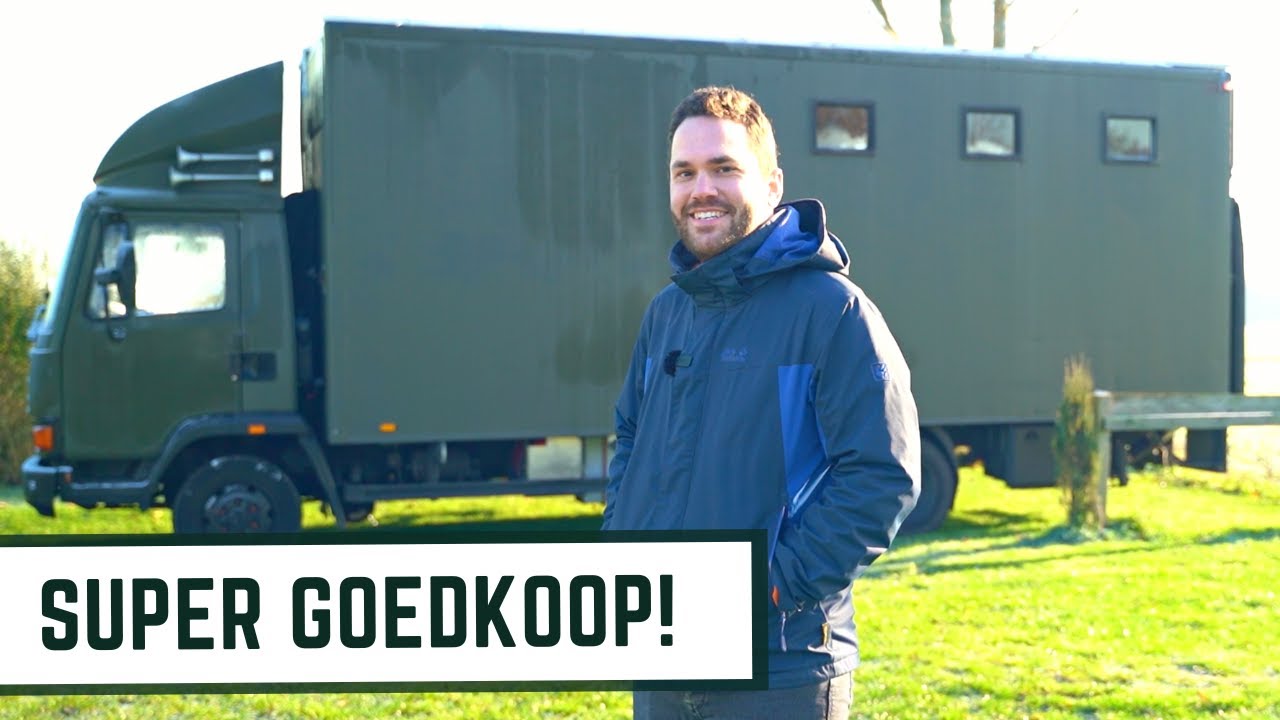 Goedkoop wonen in een VRACHTWAGEN!