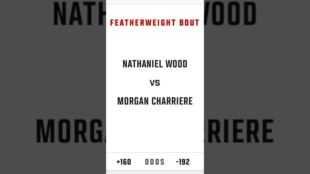 НАТАНИЭЛЬ ВУД VS МОРГАН ШАРЬЕ | UFC LONDON 