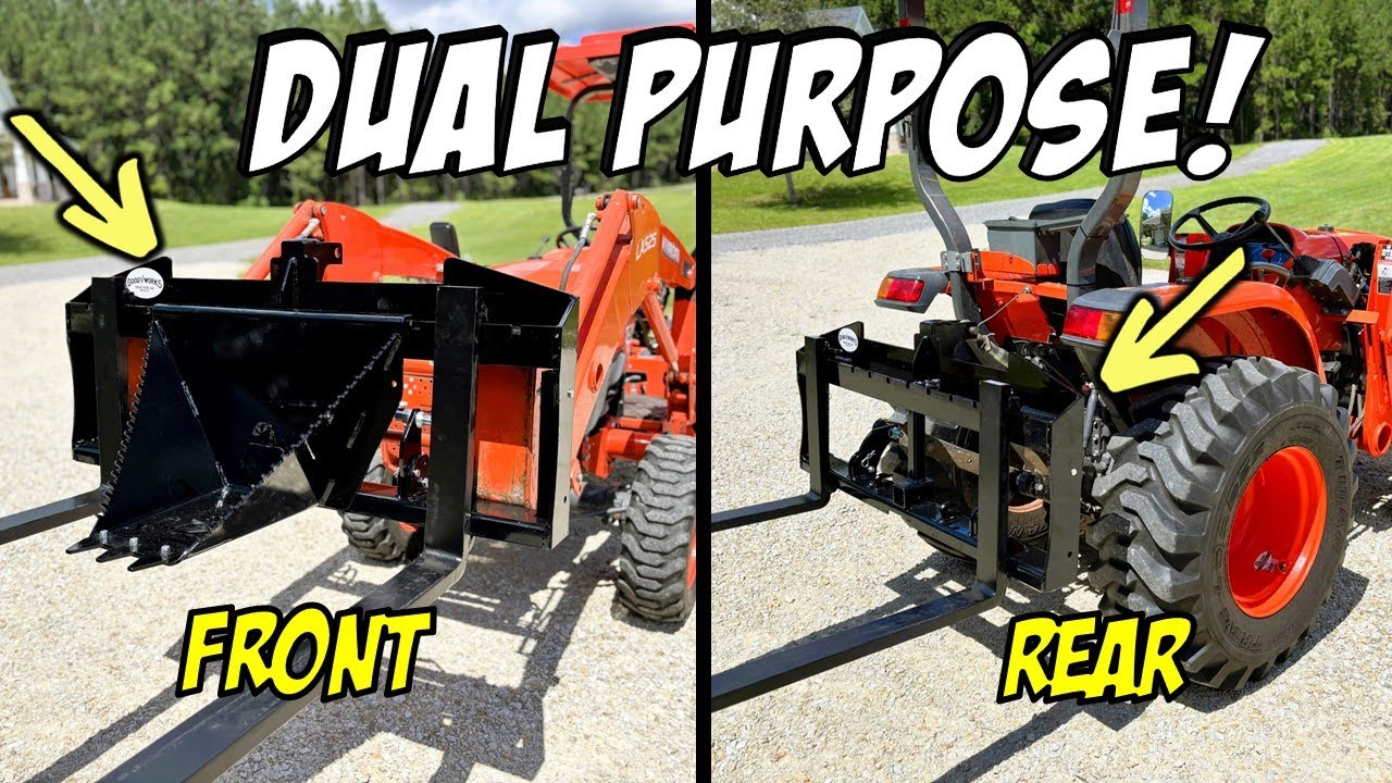 Most VERSATILE Tractor Pallet Forks On The Planet!