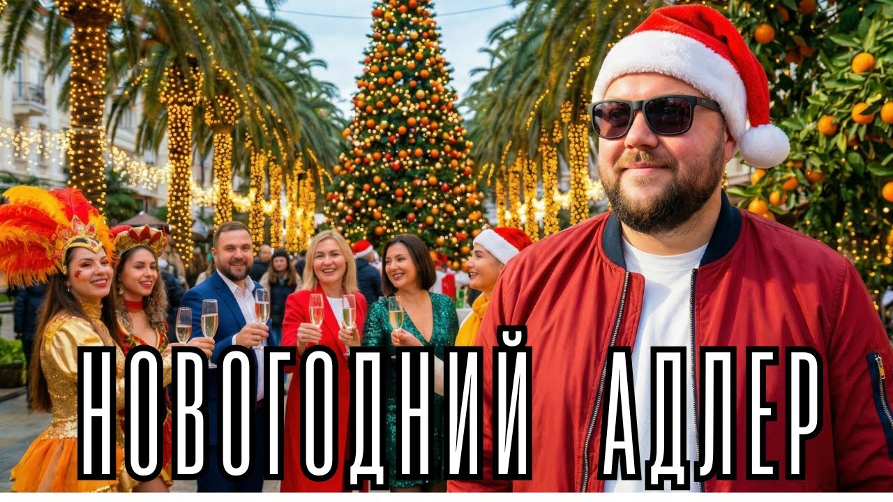 Новый год в АДЛЕРЕ! Где гулять? Что попробовать? Куда сходить?