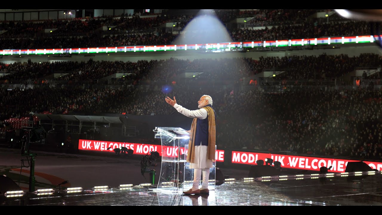 UK Welcomes Modi: Full function, organised at Wembley Stadium