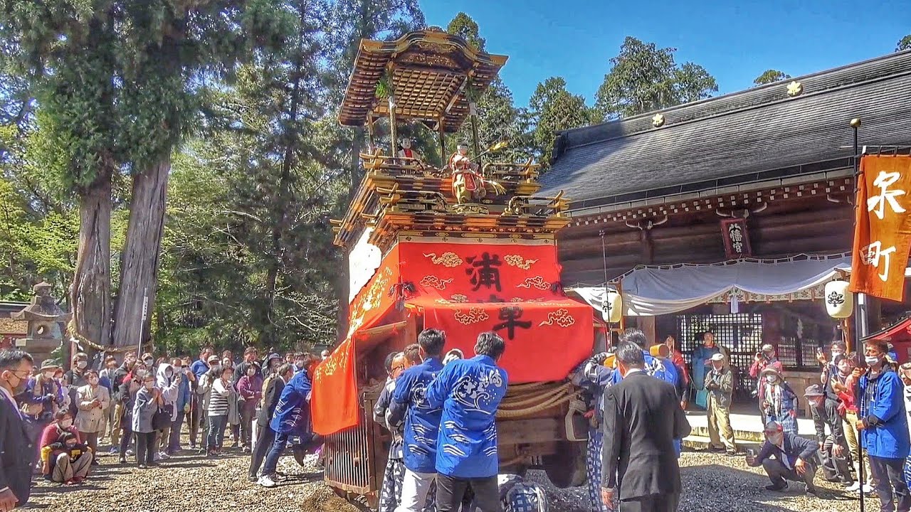 2023.4.09 美濃まつり 八幡神社 山車·練り物 奉納 岐阜県美濃市
