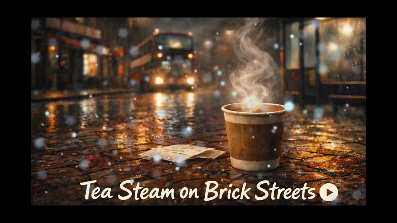 Tea Steam on Brick Streets ☕ | Lo-Fi UK Hip Hop Beats | Rainy Night Chill Vibes