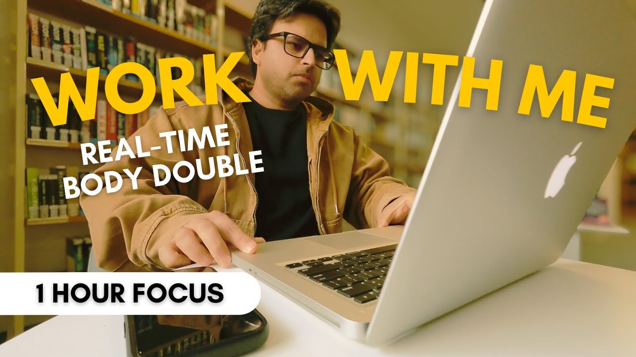 ADHD Deep Work Session - 1 Hour Focus with Rain Sounds for Neurodivergent Adults