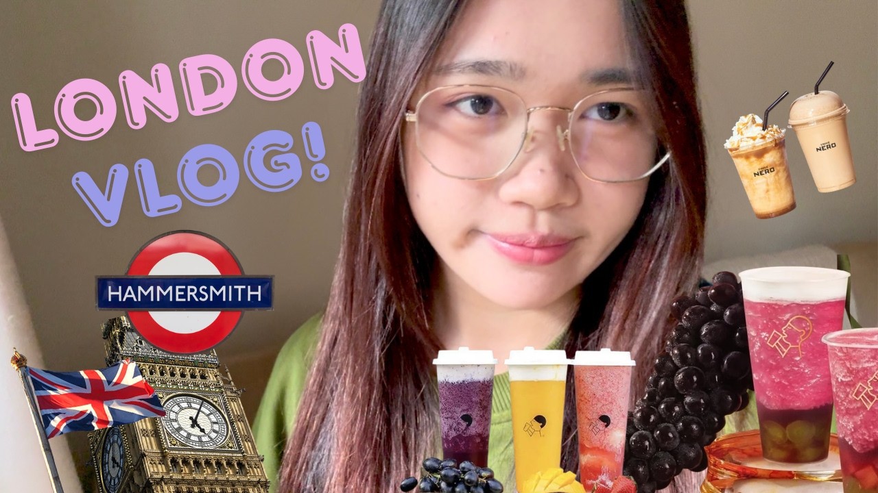 VLOG ชีวิตหลังเลิกเรียนของนักเรียนในลอนดอน🇬🇧 นั่งปั่นงานกับเพื่อนในคาเฟ่!