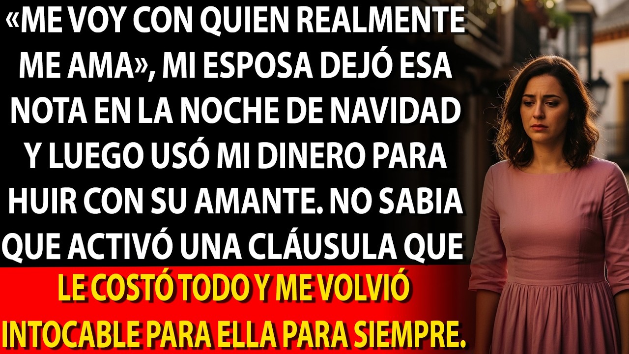 🎄 «Me voy con quien realmente me ama», dejó la nota y se fue… 💔