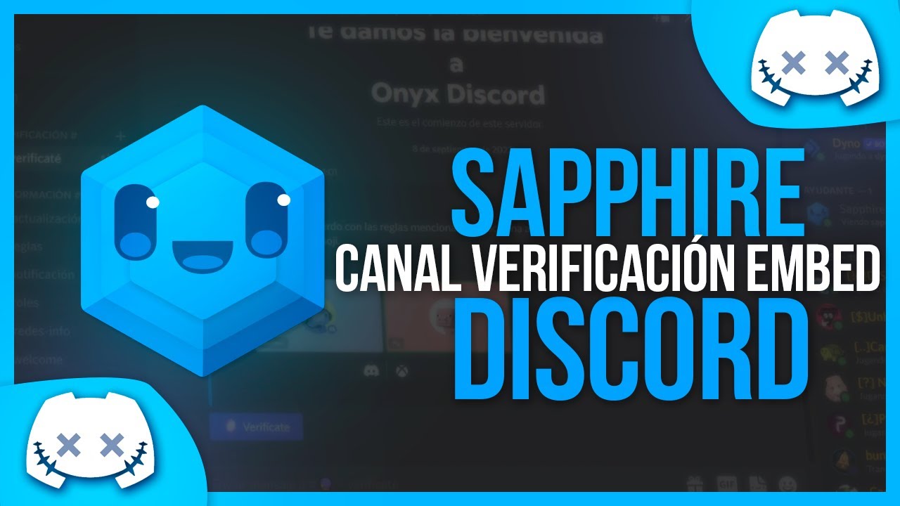 🔵 Panel  de Verificación Con Embed + Botón 💻 Sapphire Bot 📡 2022