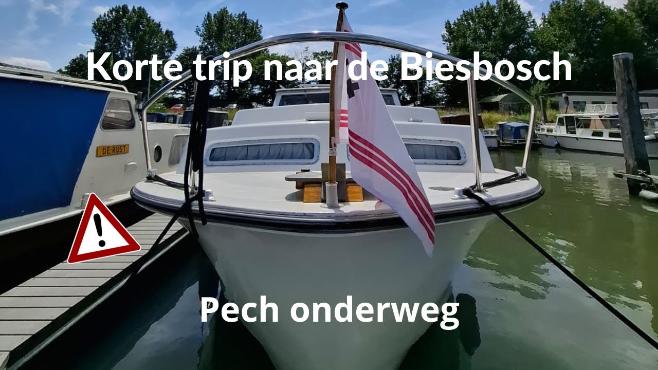 Korte vaartocht naar de Biesbosch, helaas pech onderweg #3