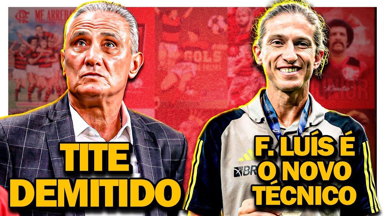 Tite DEMITIDO do Flamengo | Filipe Luís é o NOVO TÉCNICO do Flamengo | E AGORA?