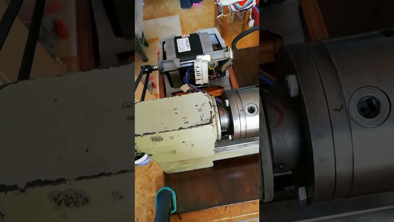 RUS TORNASINA ÇAMAŞIR MAKİNESİ MOTORU VE SÜRÜCÜ MONTAJI.