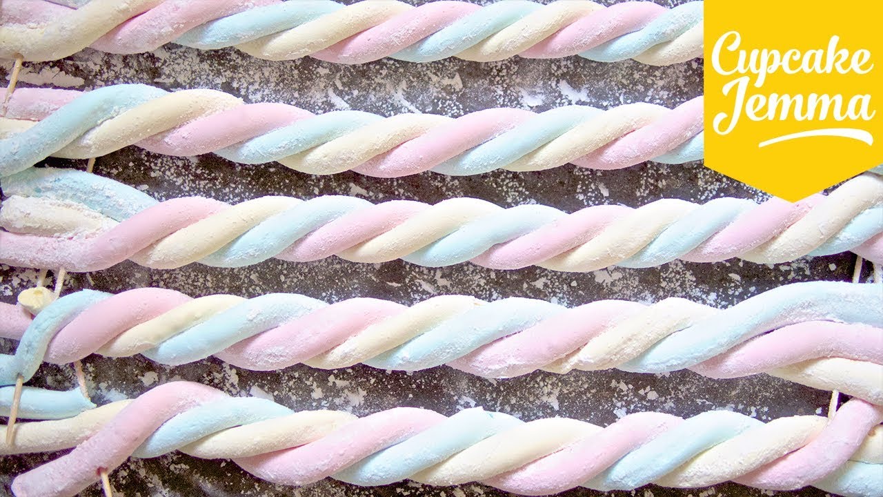How to Make Flumps! AKA Colourful Marshmallow Ropes | Cupcake Jemma