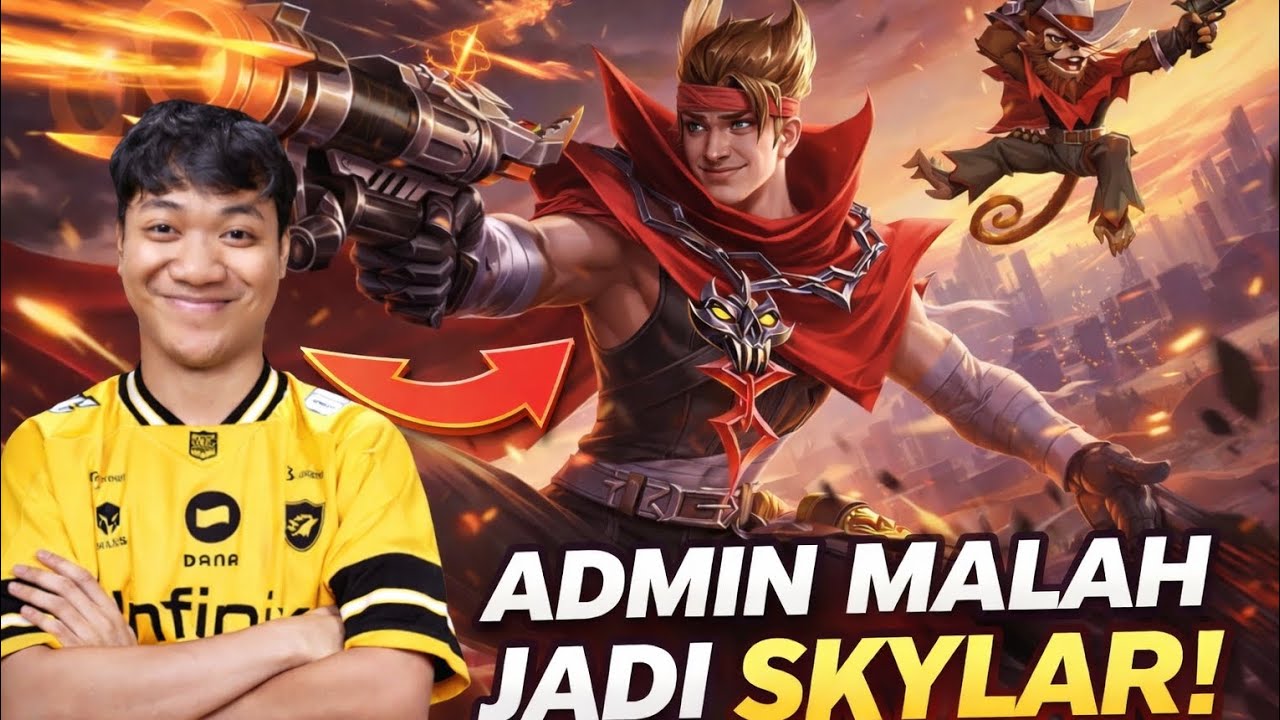 ADMIN DIKASIH CLAUDE BERUBAH JADI SKYLAR || Mobile Legends