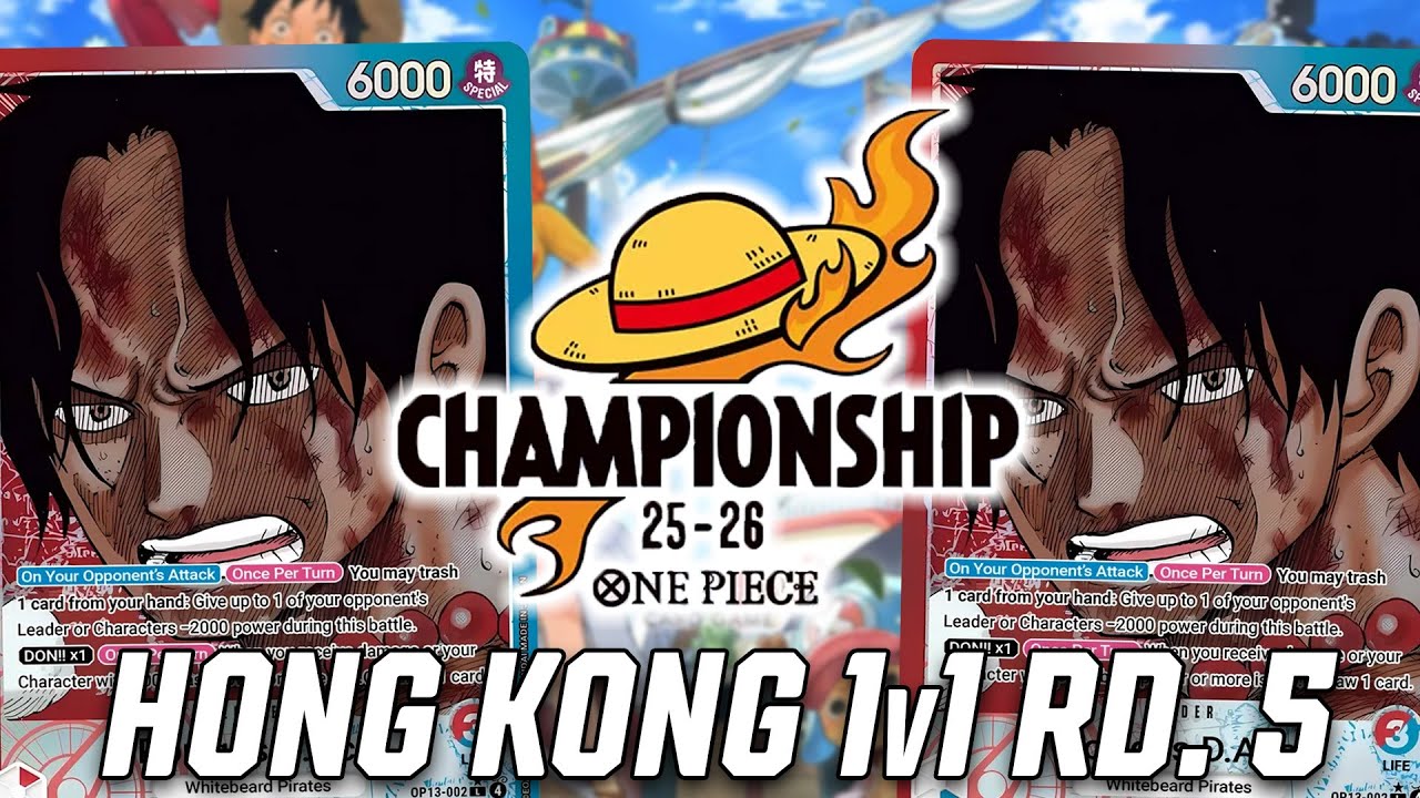[OP14] OP13 Ace Mirror Match! | Hong Kong 1v1 Round 5 One Piece Card Game Unofficial Commentary