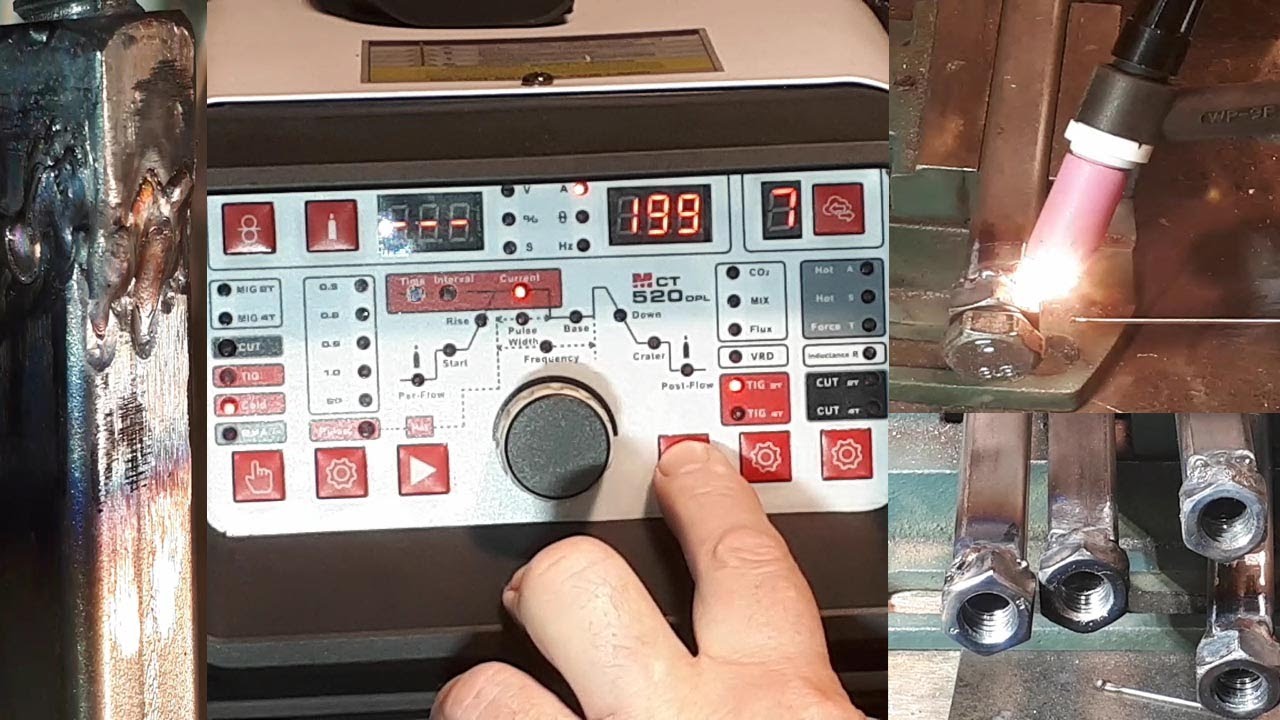ANDELI MCT-520DPL. Ч35. COLD-сварка. Сварил ножки основание рабочего стола радиолюбителя.