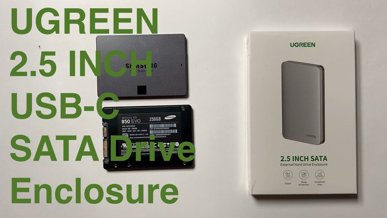 UGREEN 2 5&Prime; Aluminum USB-C SSD HDD Enclosure
