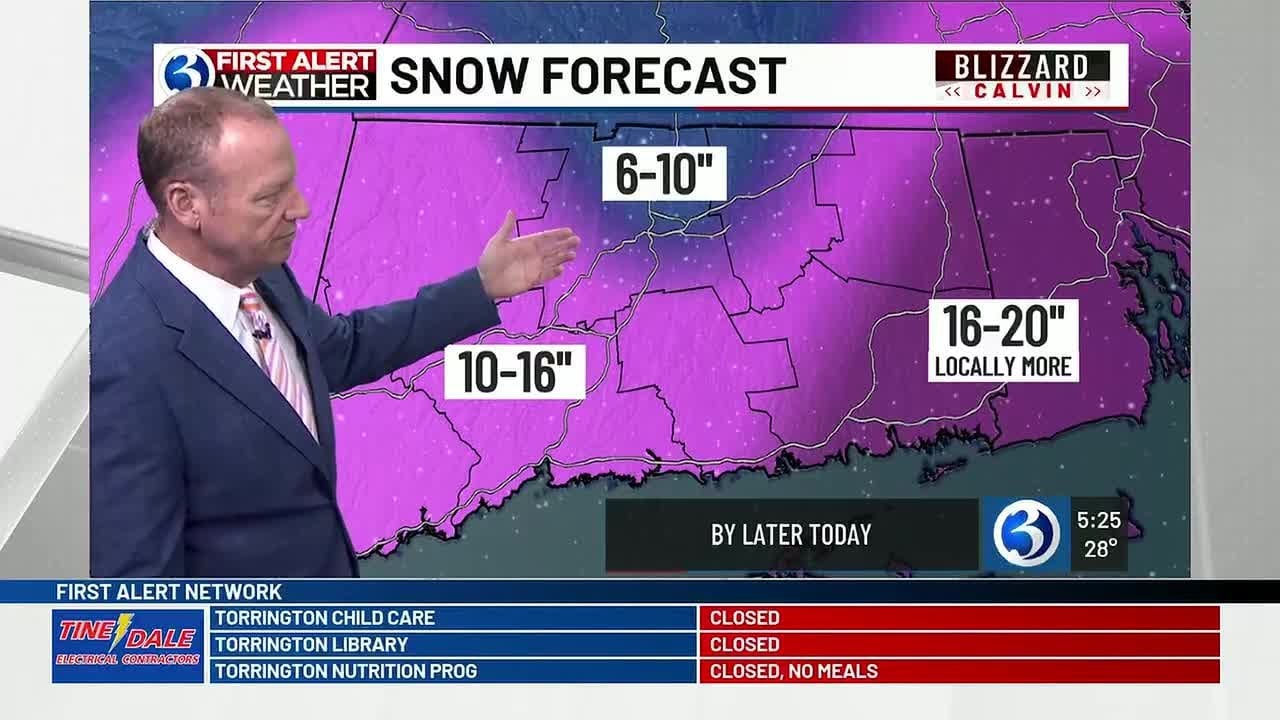 FORECAST: Tracking Blizzard Calvin