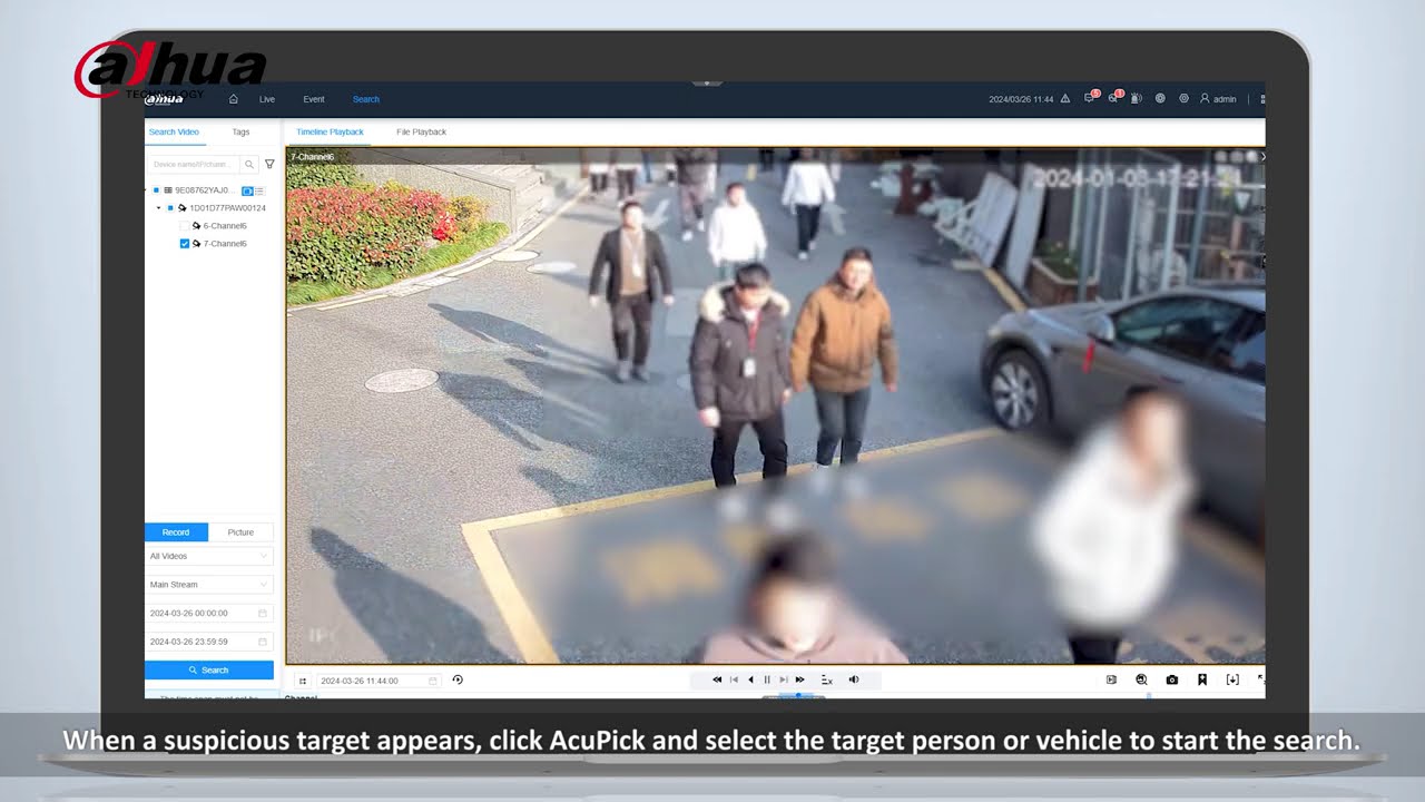 Dahua IVSS AcuPick Configuration Tutorial