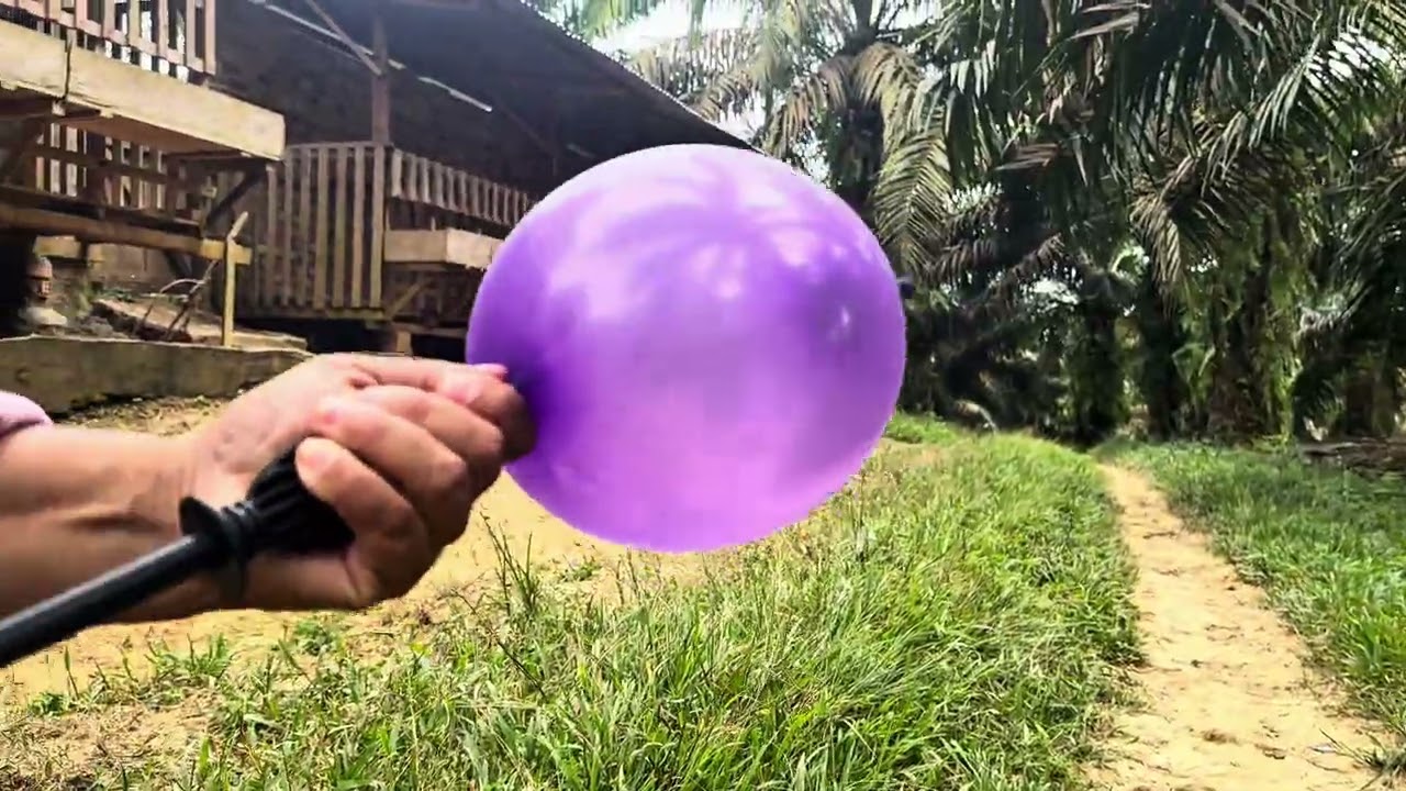 TRANSPARENT BALLOONS FILLED WITH COLORFUL BALLOONS 😱 When I Blow Them Up… They Pop! 🎈✨