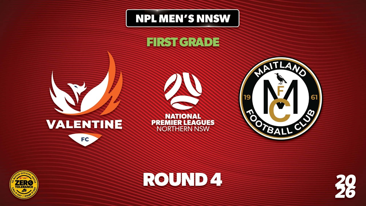 NPL Men's NNSW First Grade Round 4 - Valentine FC v Maitland FC