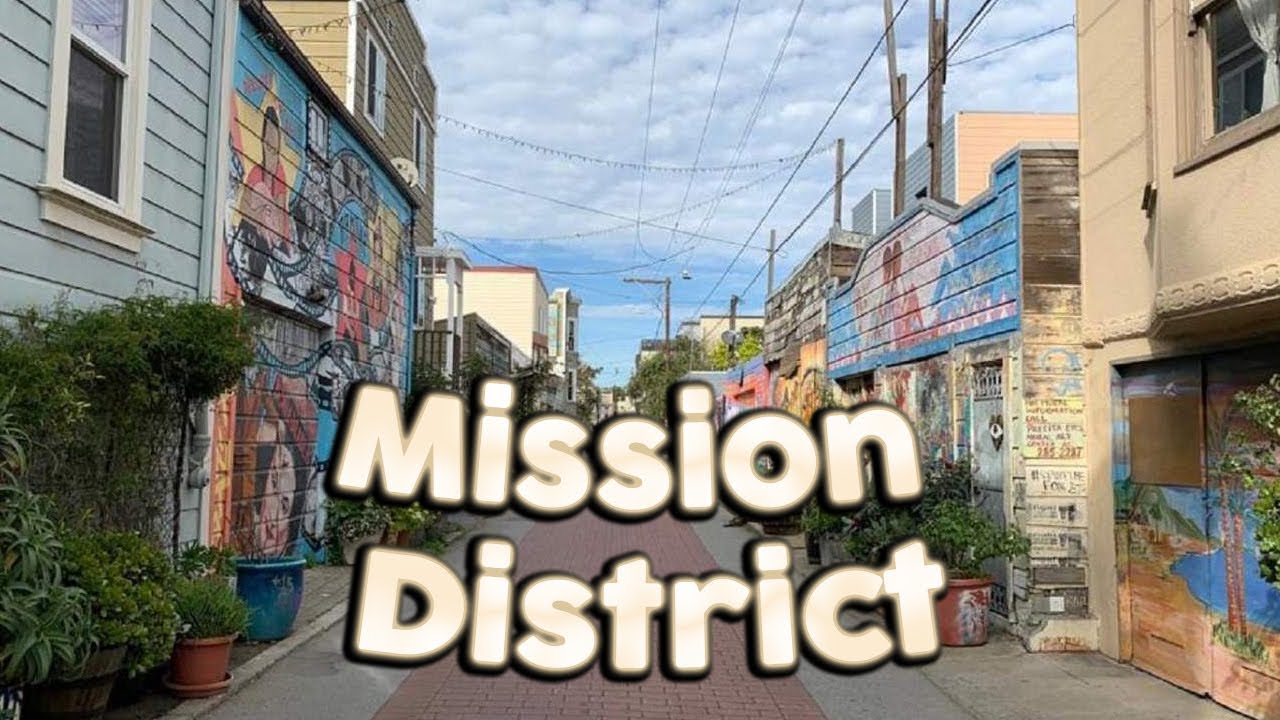Mission Street to Mission District San Francisco California [4K]