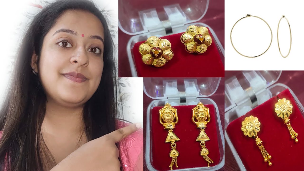 My gold earrings collection😍