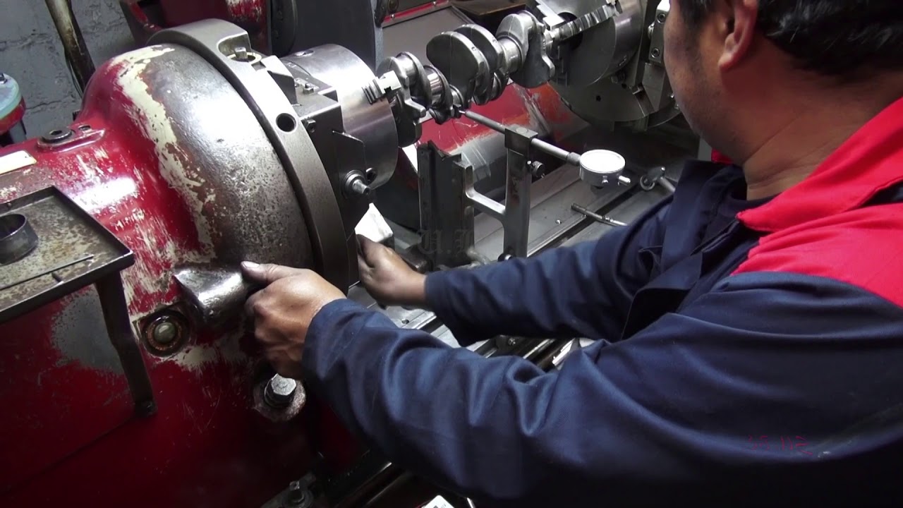 RECTIFICADO DEL CIGÜEÑAL DE UN MOTOR