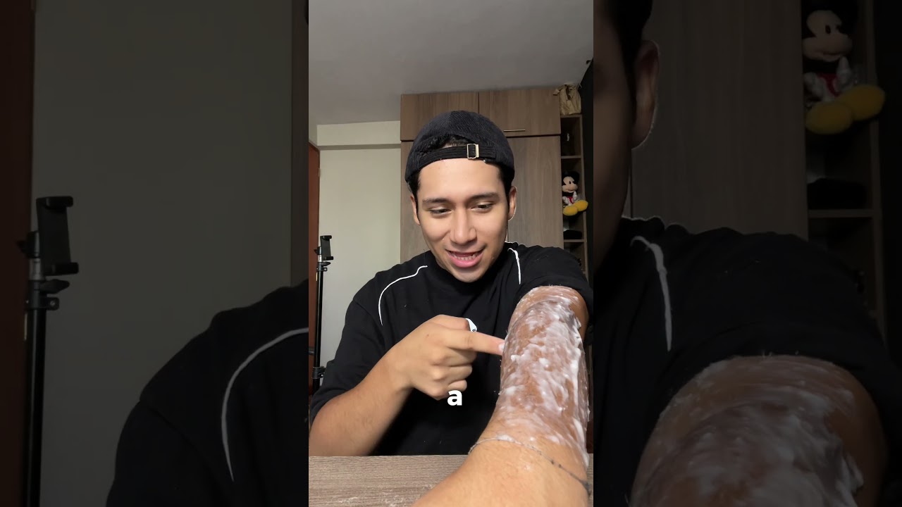 MASCARILLA DE ARROZ EN LOS BRAZOS  #mascarillascaseras #skincare