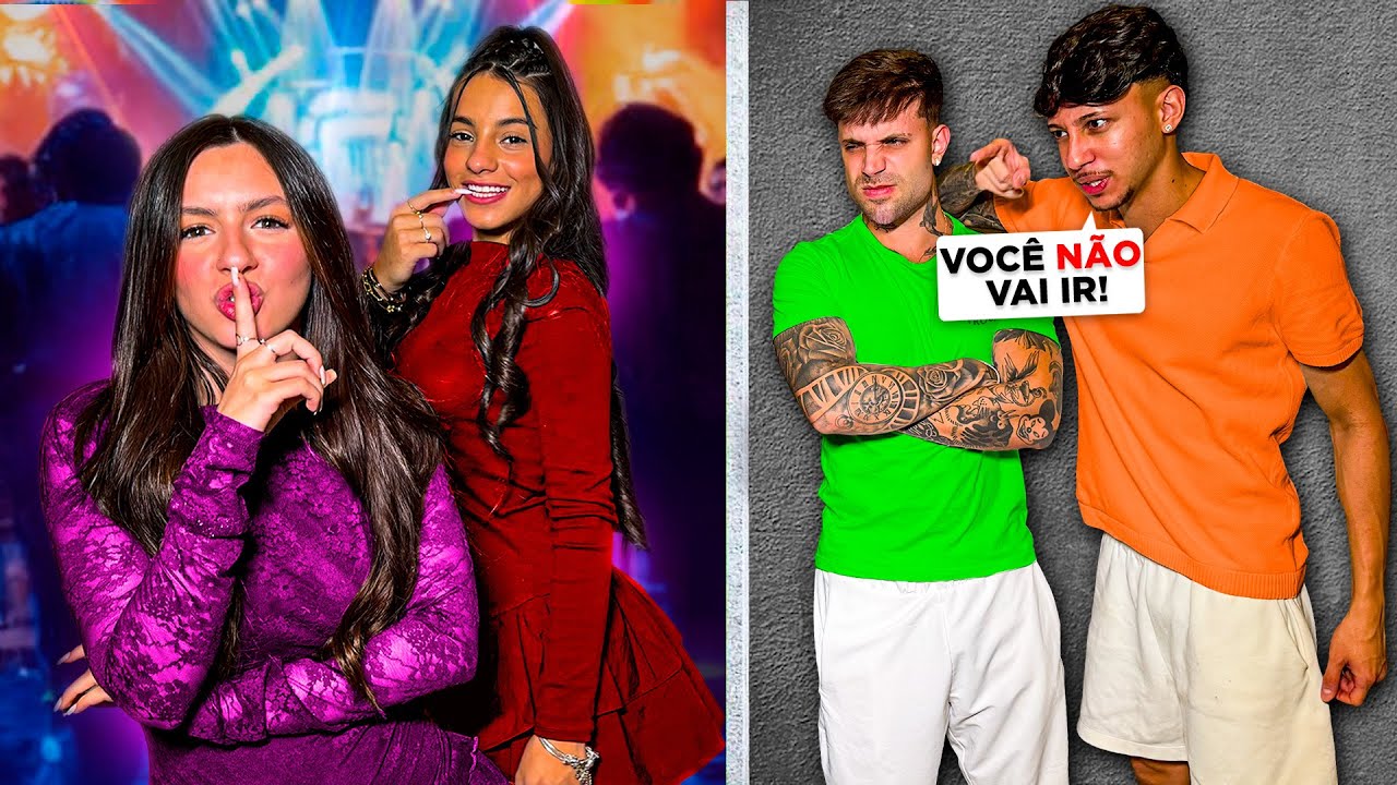 EU E A LETICIA FOMOS PARA A BALADA ESCONDIDAS DO TASPIO E DO INSA