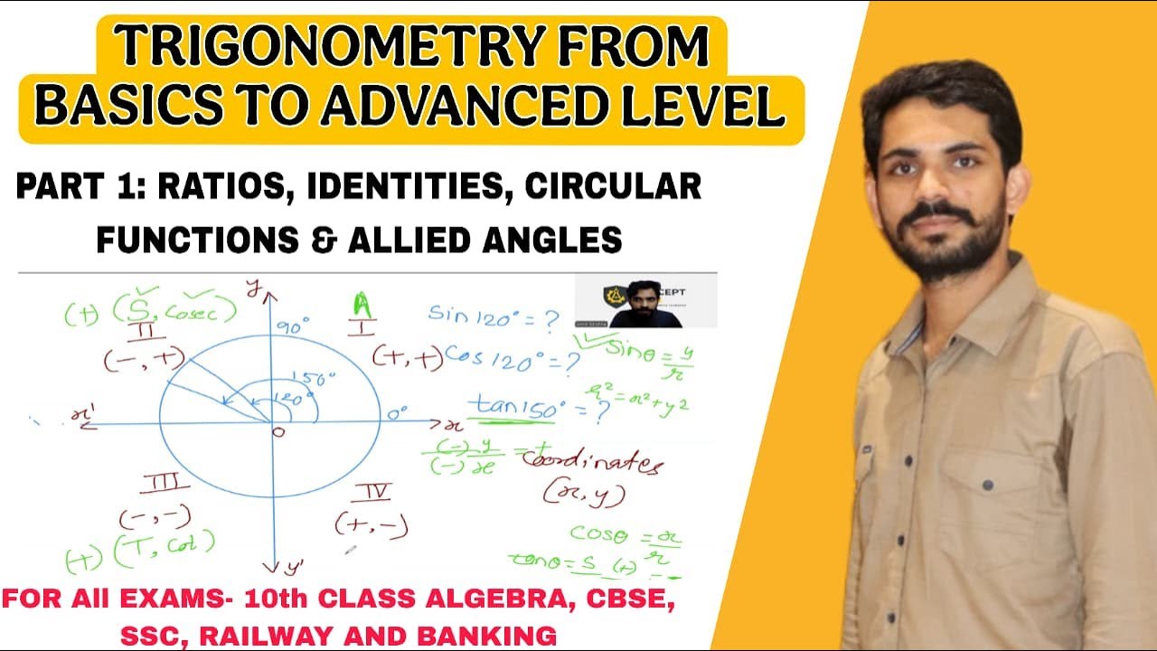 Trigonometry Lecture 1 | From Basics to Advanced | Complete Concept for All Exams