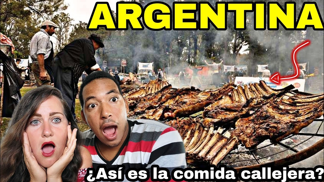 🇦🇷🇨🇺CUBANOS REACCIONAN A COMIDA CALLEJERA EN ARGENTINA