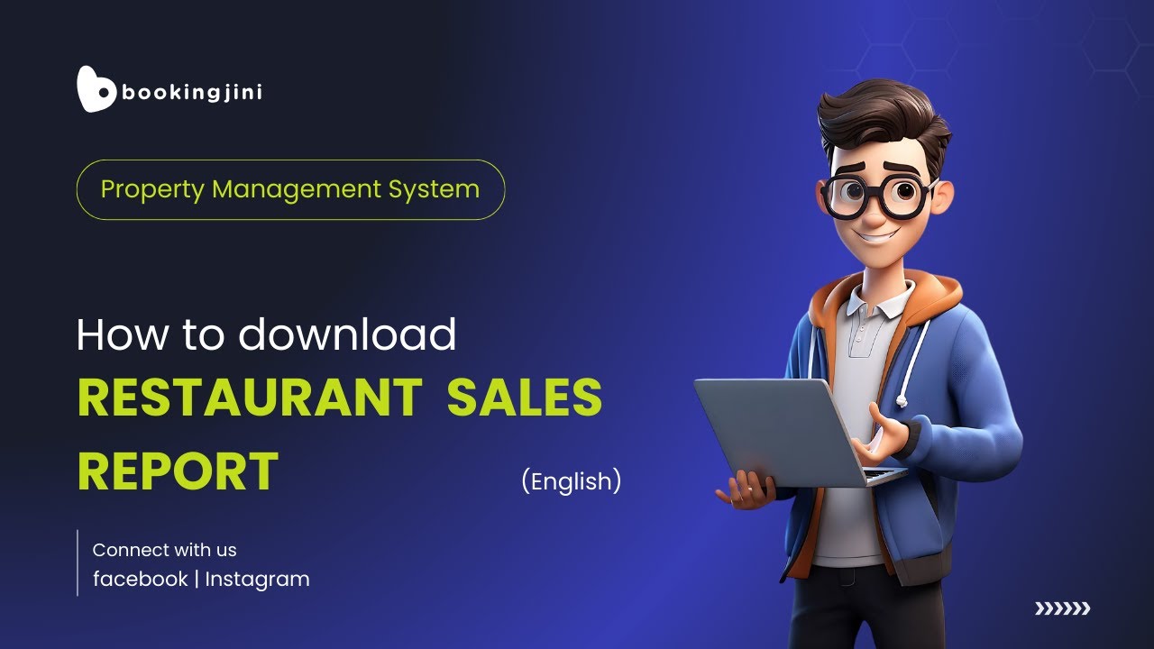How to download Restaurant Sales Report in PMS (English)