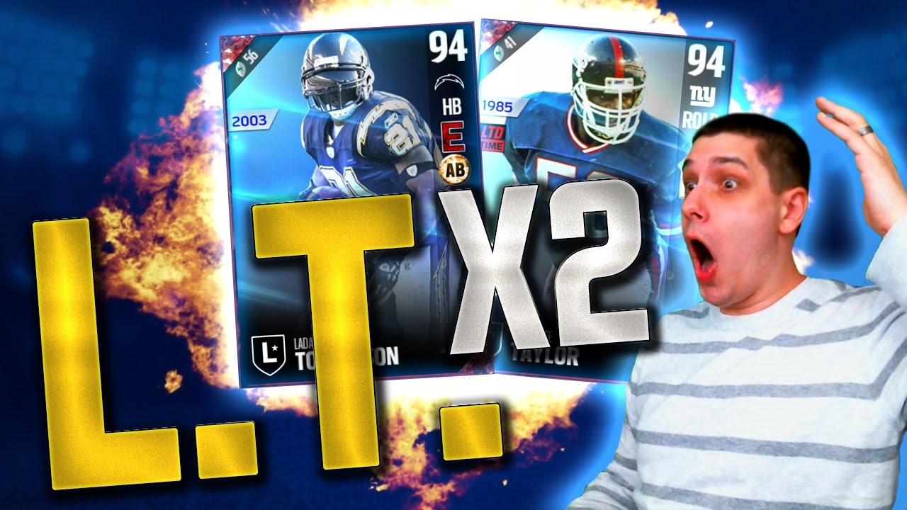 MUT 17 LEGEND PACK OPENING for LaDAINIAN TOMLINSON & LAWRENCE TAYLOR in Madden 17 Ultimate Team!