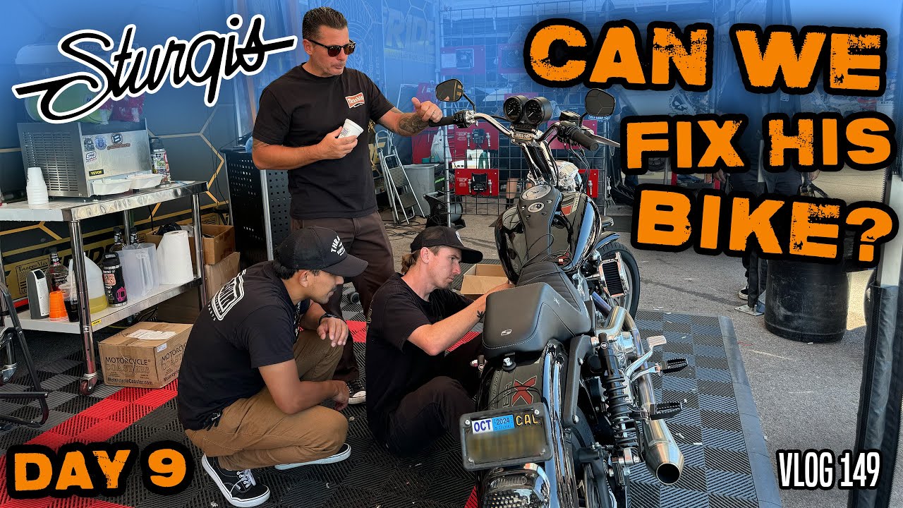 Can We Fix Cole's Bike? + J&P Meet and Greet | Sturgis 2024, Day 9 - Vlog 149
