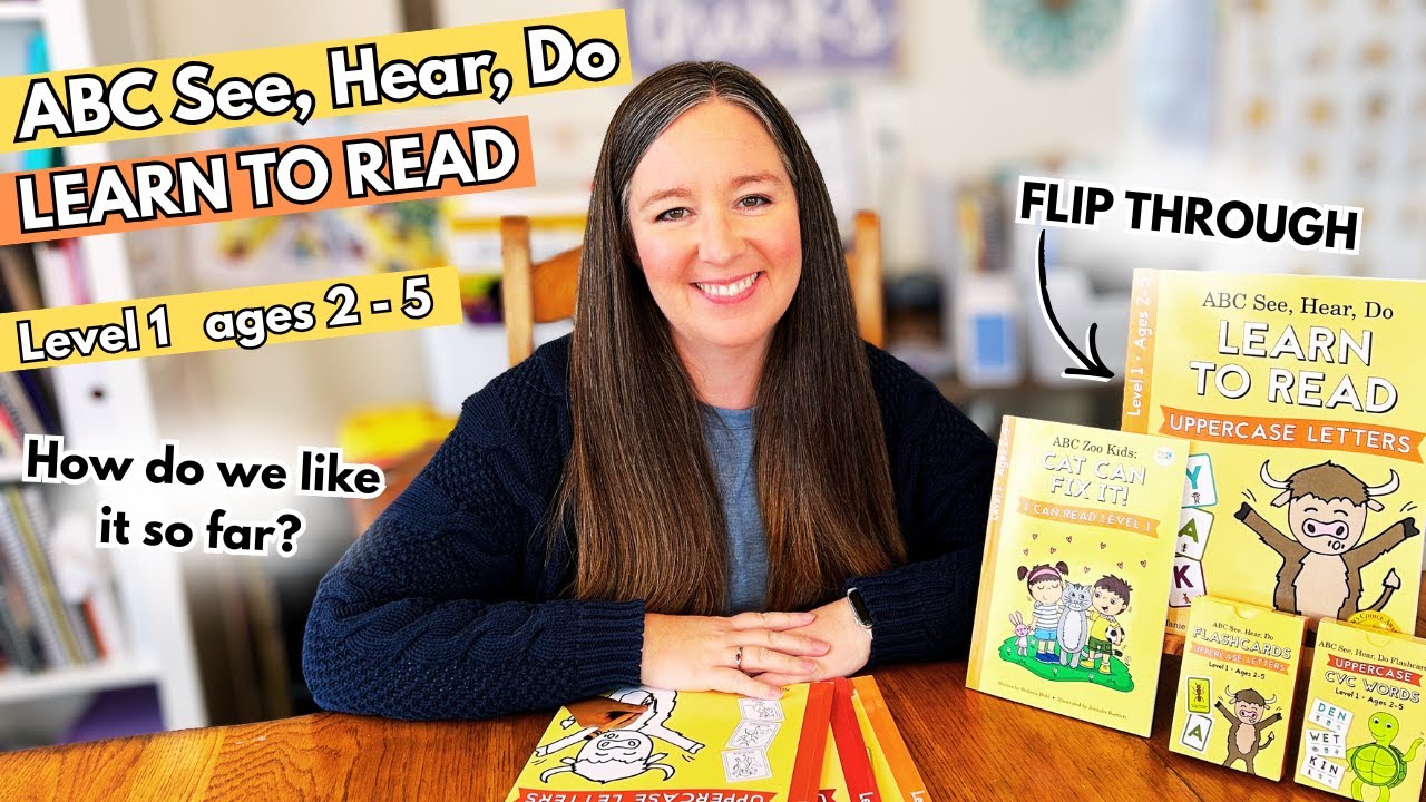 ABC See, Hear, Do Level 1 Reading Curriculum Flip Through & Review