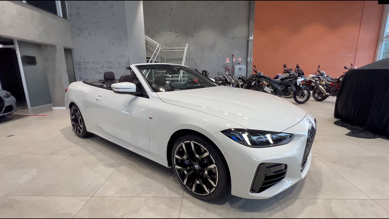 BMW 420i Cabrio M Sport (G23) 2025/2026 - Branco Alpino + interno Vernasca Mocha