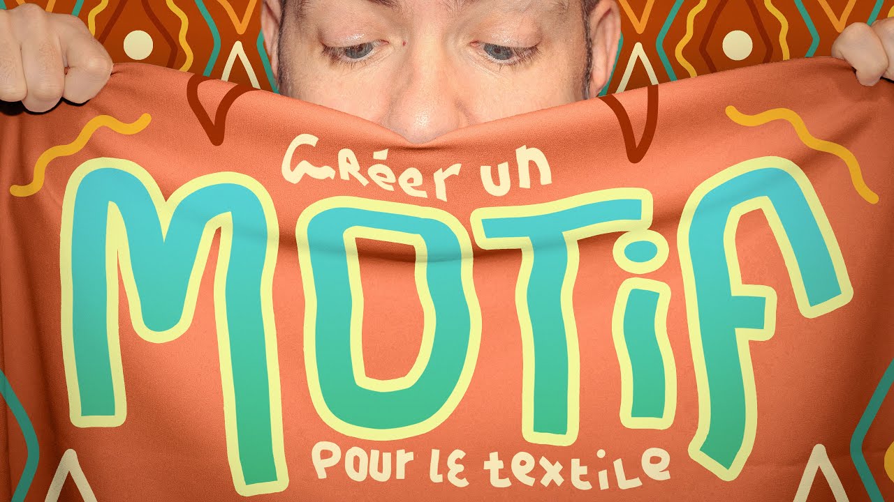 CRÉER UN MOTIF POUR LE TEXTILE ! #vlog