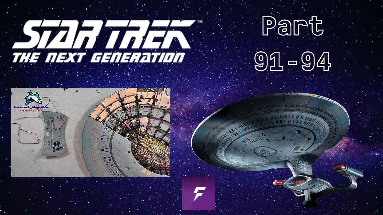 Fanhome Star Trek U.S.S. Enterprise Part 91 - 94 - Neue Panels für Untertasse und Kampfsektion!