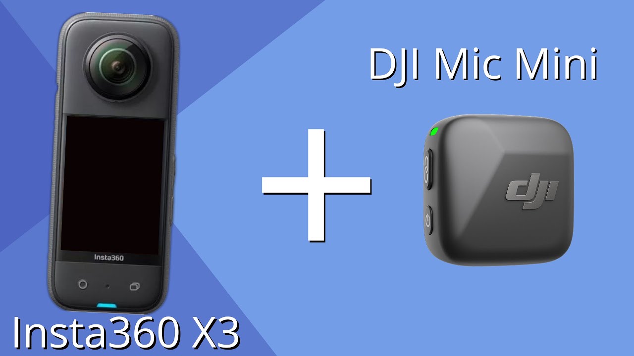 Использование DJI Mic Mini с Insta360 X3 — другие варианты включены