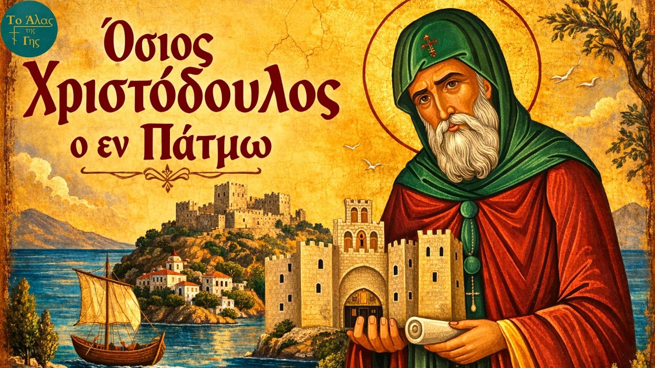 ΟΣΙΟΣ ΧΡΙΣΤΟΔΟΥΛΟΣ Ο ΕΝ ΠΑΤΜΩ | ΕΝΑΣ ΑΓΓΕΛΟΣ ΜΕ ΑΝΘΡΩΠΙΝΟ ΣΩΜΑ
