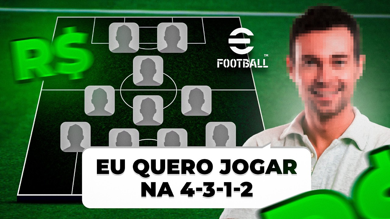 UM INSCRITO me pagou pra eu montar um time na conta dele no Efootball Mobile