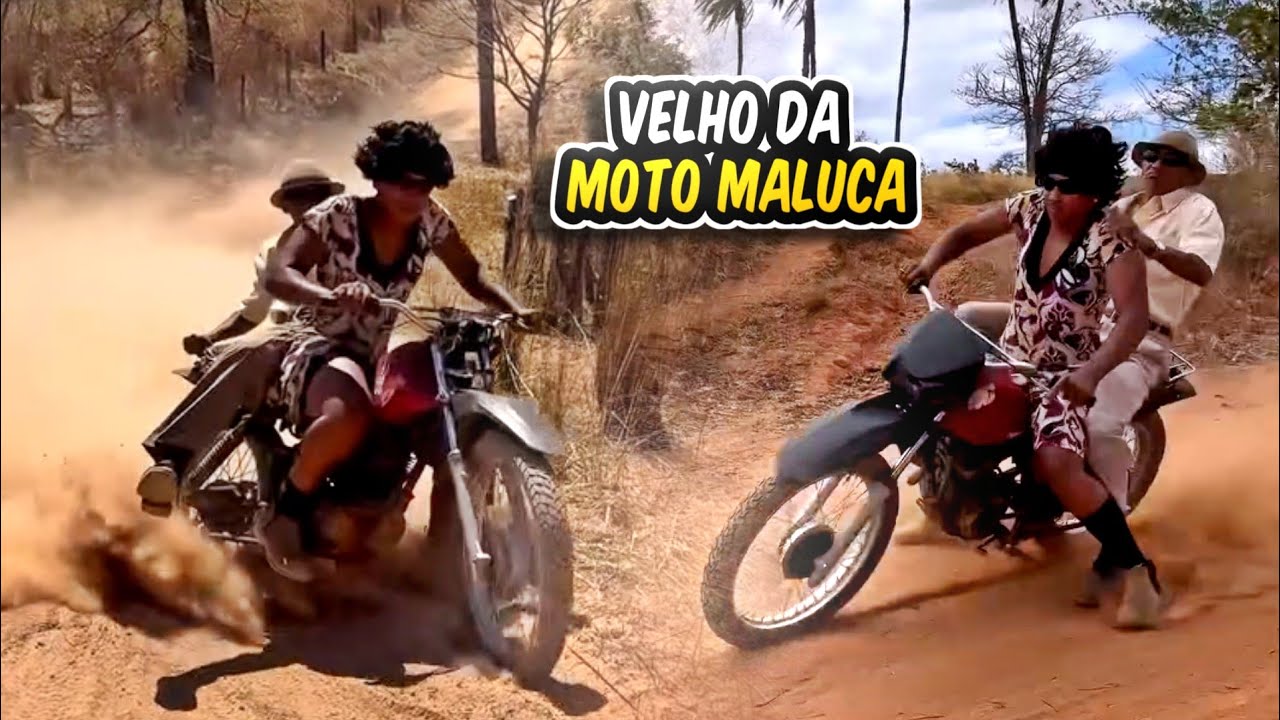 VELHO DA MOTO MALUCA 😂😂😂 E JAQUETINHA DE COURO ATACA NOVAMENTE! MUITA RESENHA 