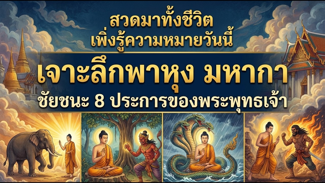 'พาหุงมหากา' ถอดรหัส 8 ชัยชนะของพระพุทธเจ้า... สวดอย่างไรให้พลิกชีวิต